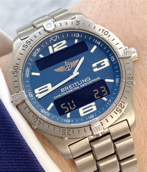 breitling aerospace titanium blue|Breitling aerospace for sale.